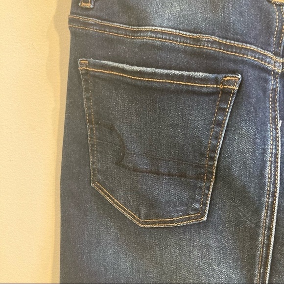 AMERICAN EAGLE  Sz 2 High Rise Mini Denim Jean Skirt Mid-Wash - Picture 9 of 14
